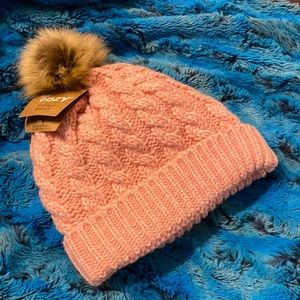 Toque, knit hat by just cozy.